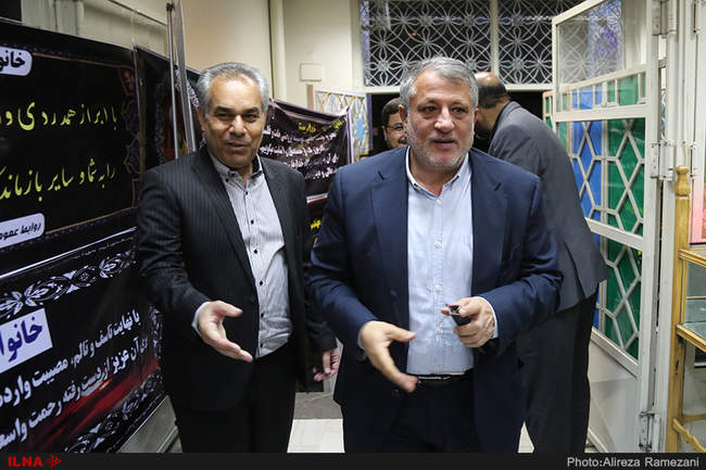 مراسم ترحیم مادر همسر مرتضی الویری