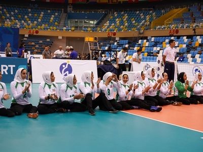 قهرمانی تیم والیبال نشسته بانوان ایران در آسیا
