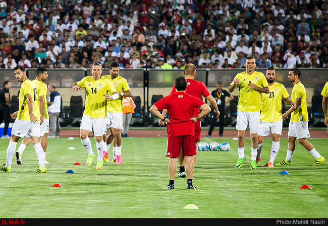حاشیه‌های دیدار تیم های ملی ایران و قطر