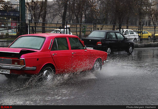  اولین باران زمستانی در استان البرز