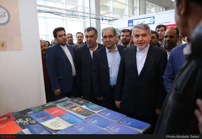 حضور  سید رضا صالحی امیری وزیر فرهنگ و ارشاد در سی‌‌اُمین نمایشگاه بین‌المللی کتاب تهران 