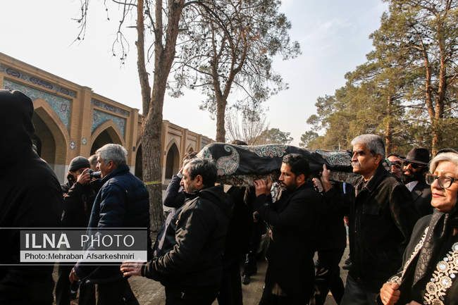 مراسم تشییع پیکر «سعید پیردوست»