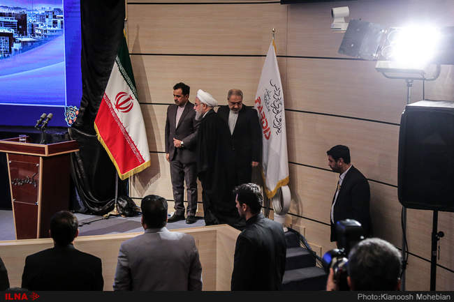 حضور رئیس جمهور در پارک علم و فناوری پردیس