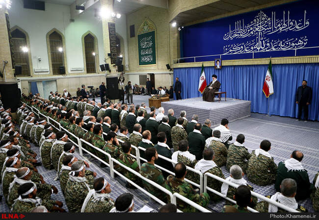 دیدار فرماندهان گردان‌های بسیج با رهبر انقلاب