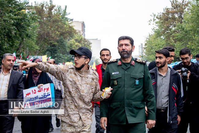 راهپیمایی مردم تهران در محکومیت جنایات رژیم صهیونیستی در فلسطین