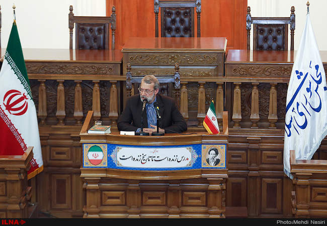 نشست خبری علی لاریجانی  رئیس مجلس شورای اسلامی 