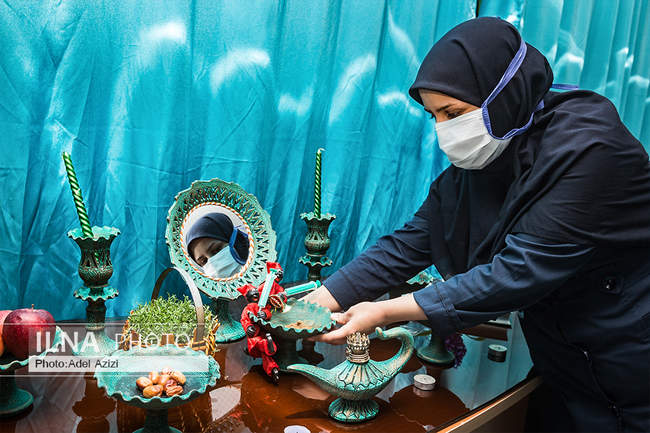  لحظه تحویل سال  ۱۴۰۰  بیمارستان امیرالمومنین (ع) اراک