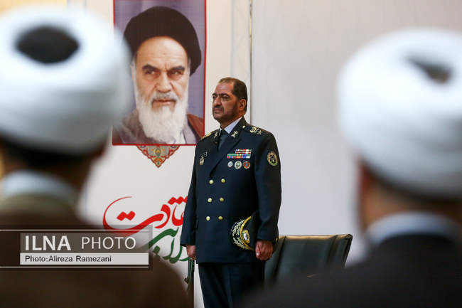 مراسم تجدید میثاق کارکنان فرماندهی نیروی پدافند هوایی ارتش با آرمان