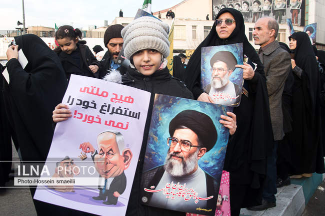 راهپیمایی محکومیت اقدامات تروریستی آمریکا و رژیم صهیونیستی علیه ملت