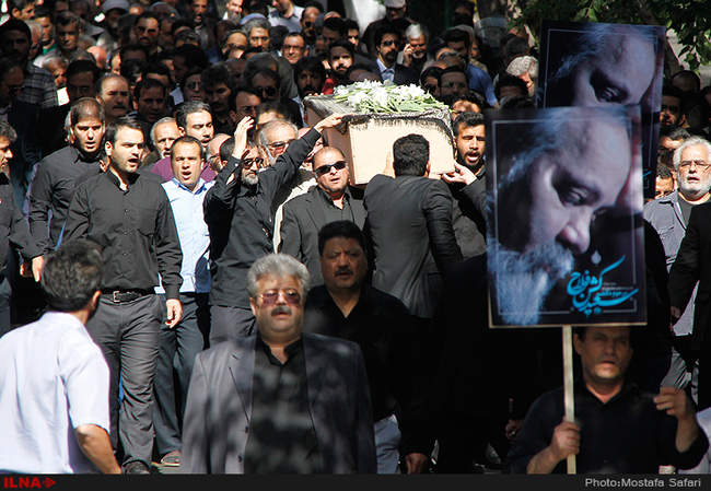  تشییع پیکر سعید کشن‌فلاح