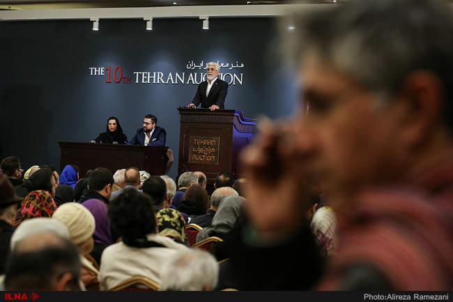 دهمین حراج آثار هنری در هتل پارسیان آزادی