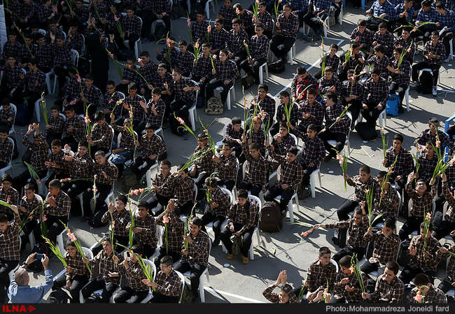 مراسم بازگشایی مدارس با حضور عارف