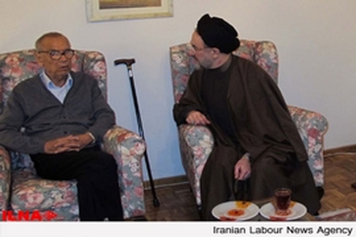 عیادت سید محمد خاتمی از علی شریعتمداری