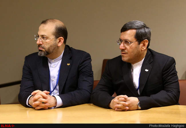 دیدارهای علی لاریجانی با روسای مجلس کشورهای حاضر در سازمان ملل - نیوی