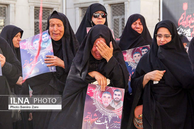 مراسم تشییع وتدفین شهدا حادثه تروریستی حرم شاه چراغ (ع)