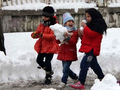 تعطیلی مدارس برخی از شهرستان‌های استان تهران به علت تداوم بارش برف 