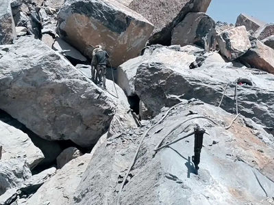 امدادرسانی حادثه معدن «شازند» در پنجاهمین روز/ تلاش برای دسترسی به پیکر چهارمین کارگر محبوس
