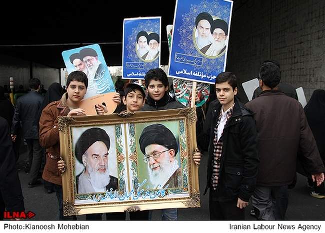 مراسم راهپیمایی یوم الله ۲۲ بهمن در تهران