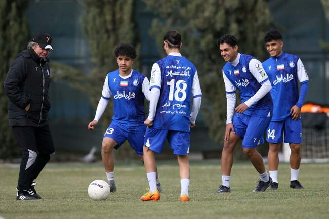 گزارش تصویری تمرین استقلال در روز برگزاری هیات مدیره 