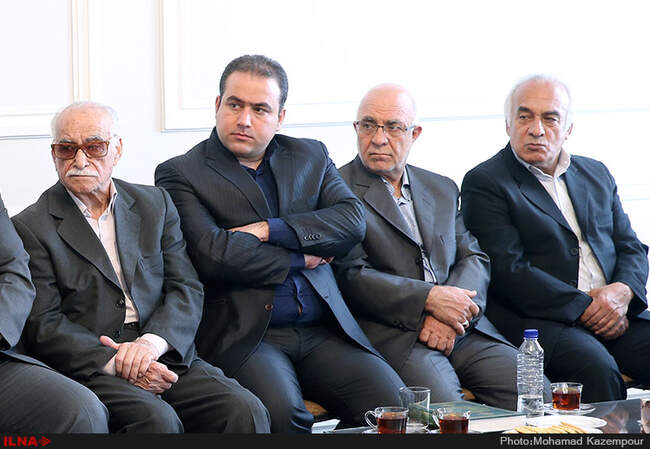 دیدار اعضای تیم ملی و مسئولین فدراسیون وزنه‌برداری با آیت الله هاشمی رفسنجانی