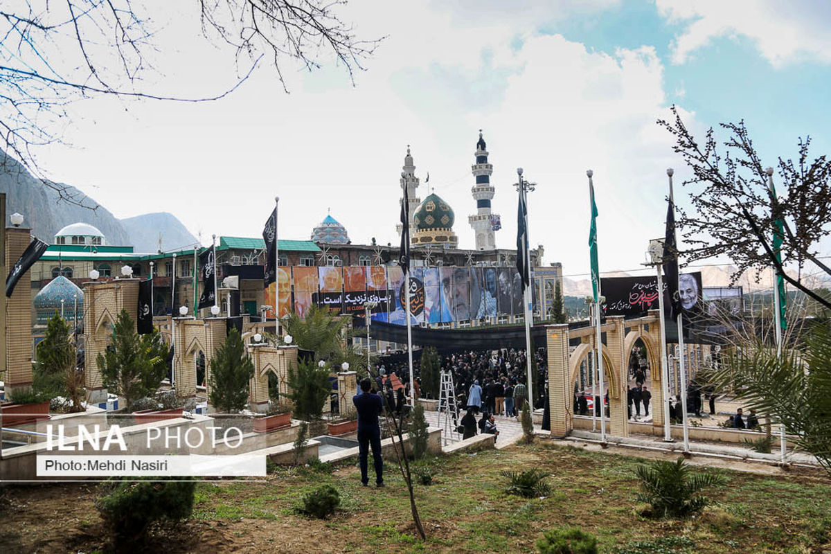 حال و هوای گلزار شهدای کرمان قبل از حضور شهید سپهبد قاسم سلیمانی