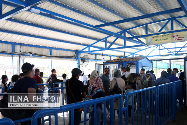 مسافران نوروزی در قشم