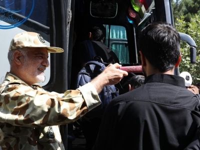 در ستاد ارتش انجام شد؛برگزاری آیین بدرقه خادمان و زائرین اربعین حسینی