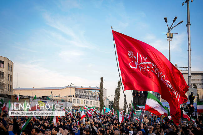 راهپیمایی محکومیت اقدامات تروریستی آمریکا و رژیم صهیونیستی علیه ملت