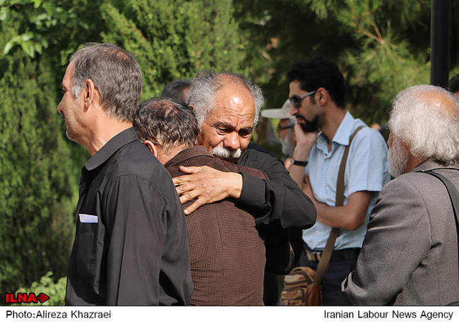 مراسم تشییع پیکر مصطفی عبداللهی