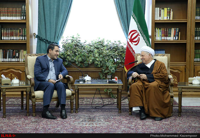 دیدار اعضای دفتر سیاسی حزب اسلامی کار با آیت‌الله هاشمی رفسنجانی