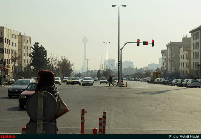 آلودگی هوای امروز تهران