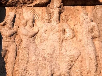 نقش برجسته سراب بهرام تخریب نشده است