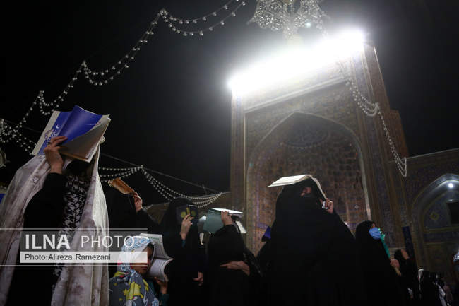مراسم احیای شب بیست و سوم ماه مبارک رمضان در حرم مطهر رضوی