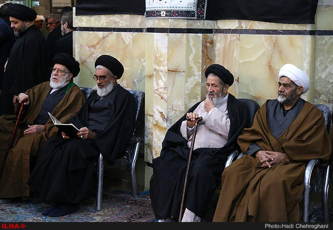 مراسم  هفتمین روز درگذشت مرحوم آیت الله العظمی سید عبدالکریم موسوی اردبیلی