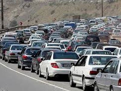 ترافیک در محور کرج به چالوس
