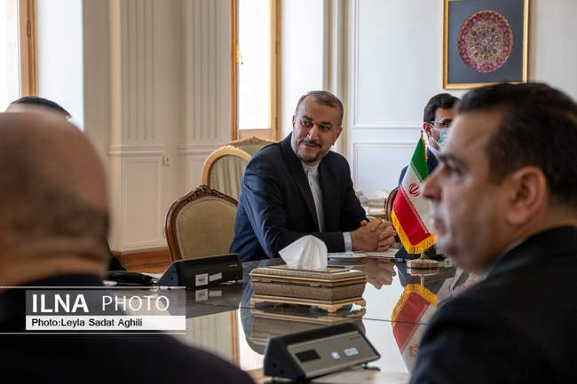 دیدار رئیس پارلمان عراق با وزیر امور خارجه