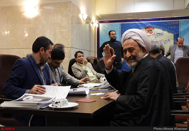 حضور آیت الله هاشمی رفسنجانی در ستاد انتخابات وزارت کشور /9