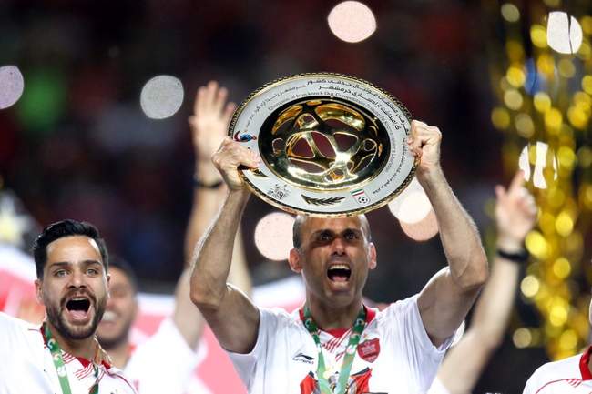 جشن قهرمانی پرسپولیس در جام حذفی (تصاویر)