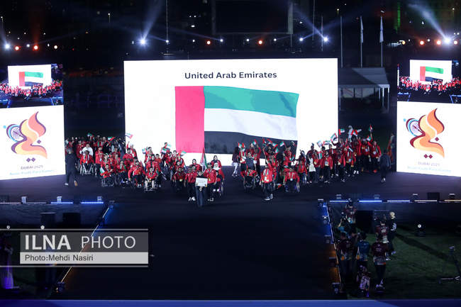 مراسم افتتاحیه پنجمین دوره بازی‌های پاراآسیایی جوانان - امارات