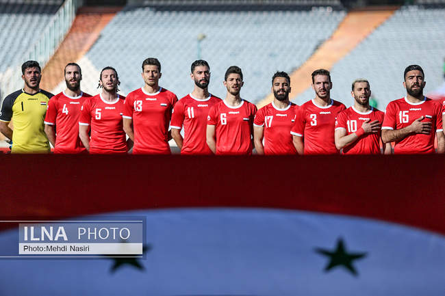 دیدار دوستانه تیم‌های فوتبال ایران و سوریه