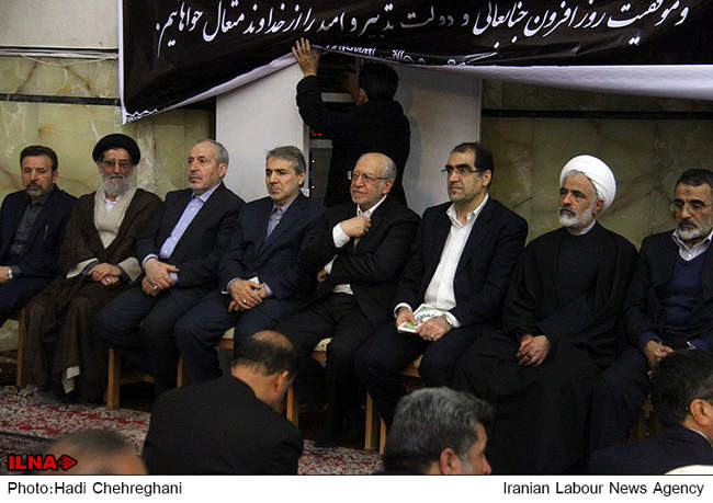 مراسم ترحیم والده رئیس جمهور در قم