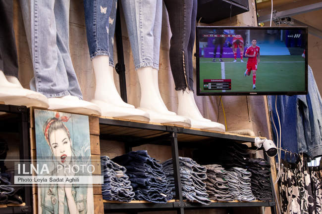 تماشای دومین بازی ایران در جام جهانی۲۰۲۲