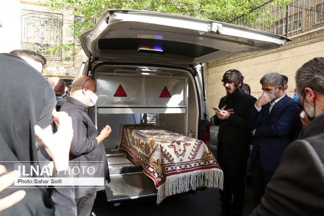 مراسم تشییع مرحوم «اکبر ترکان»