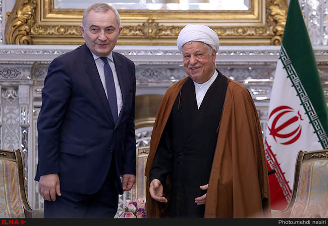 دیدار وزیر خارجه رومانی با آیت الله هاشمی رفسنجانی رئیس مجمع تشخیص مصلحت نظام