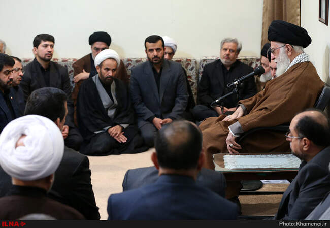 دیدار مسئولان و دست‌اندرکاران حج با رهبر انقلاب