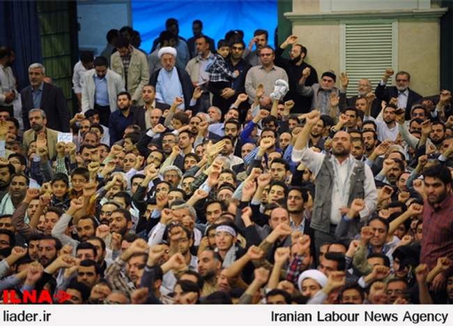 دیدار اقشار مختلف مردم با رهبر معظم انقلاب به مناسبت عید غدیر