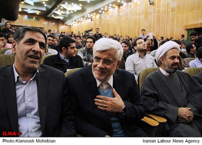 سخنرانی محمدرضا عارف در دانشگاه شهید بهشتی تهران