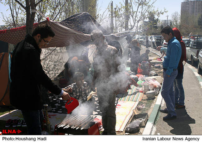 روز طبیعت در تهران-بوستان جوانمردان