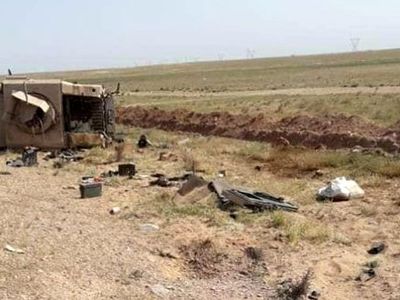 حمله افراد ناشناس به خودروی نظامیان آمریکا در جنوب «الحسکه»