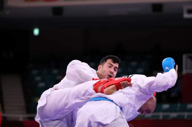 گزارش تصویری دیدار سجاد گنج زاده برابر حریف کانادایی